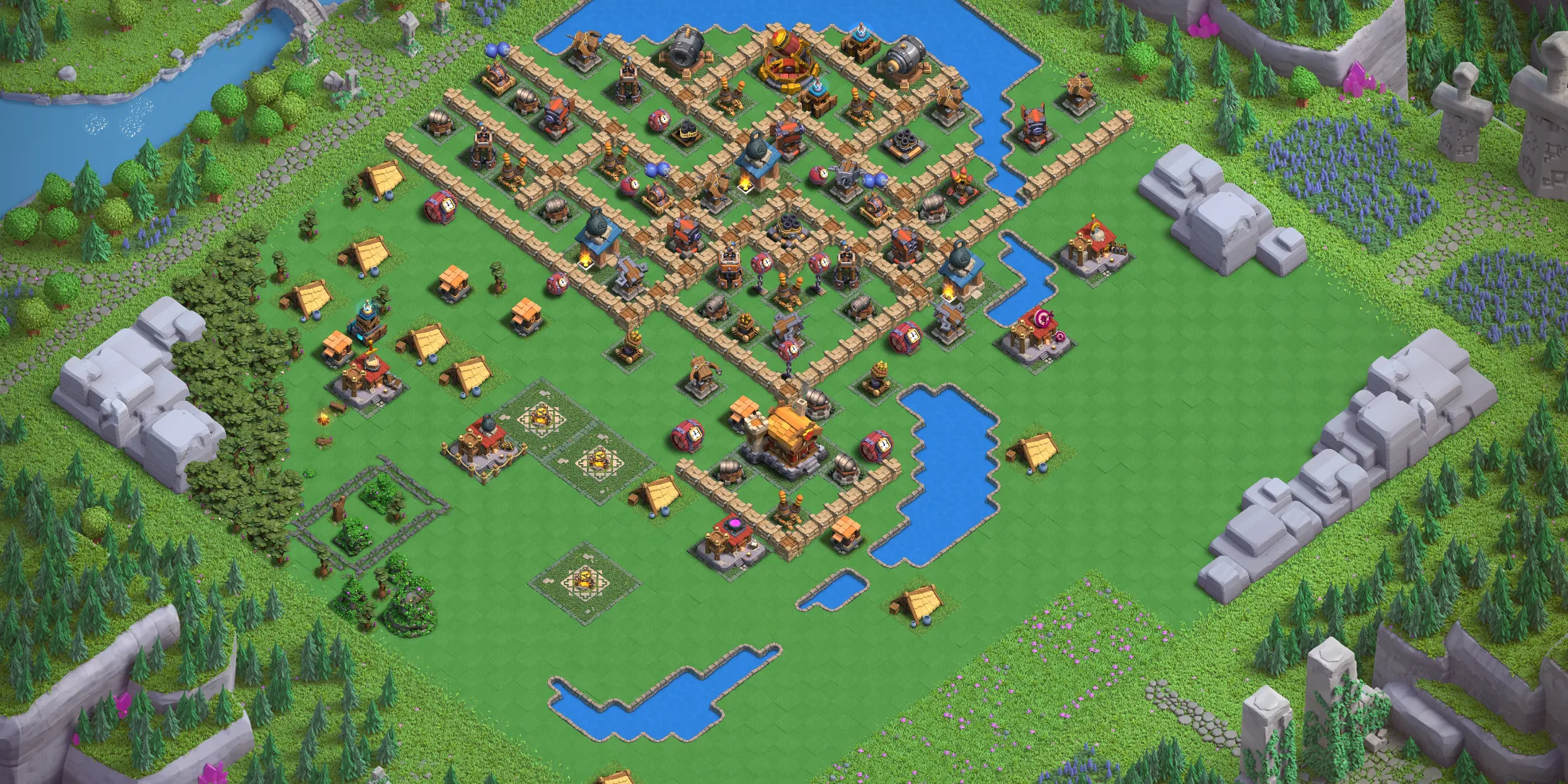 Barbarian Camp Level 4 layout - Strong Clash of Clans Capital District base with copy link Base no. 3