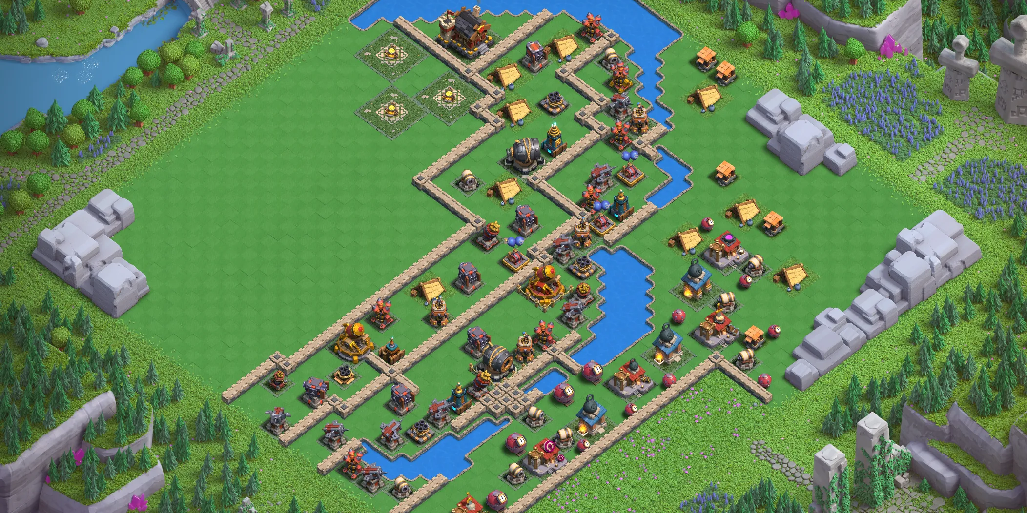 Best Barbarian Camp Level 5 Layout - Clash of Clans Capital District Design Base no. 2 Barbarian Camp Level 5 layout - Strong Clash of Clans Capital District base with copy link Base no. 2