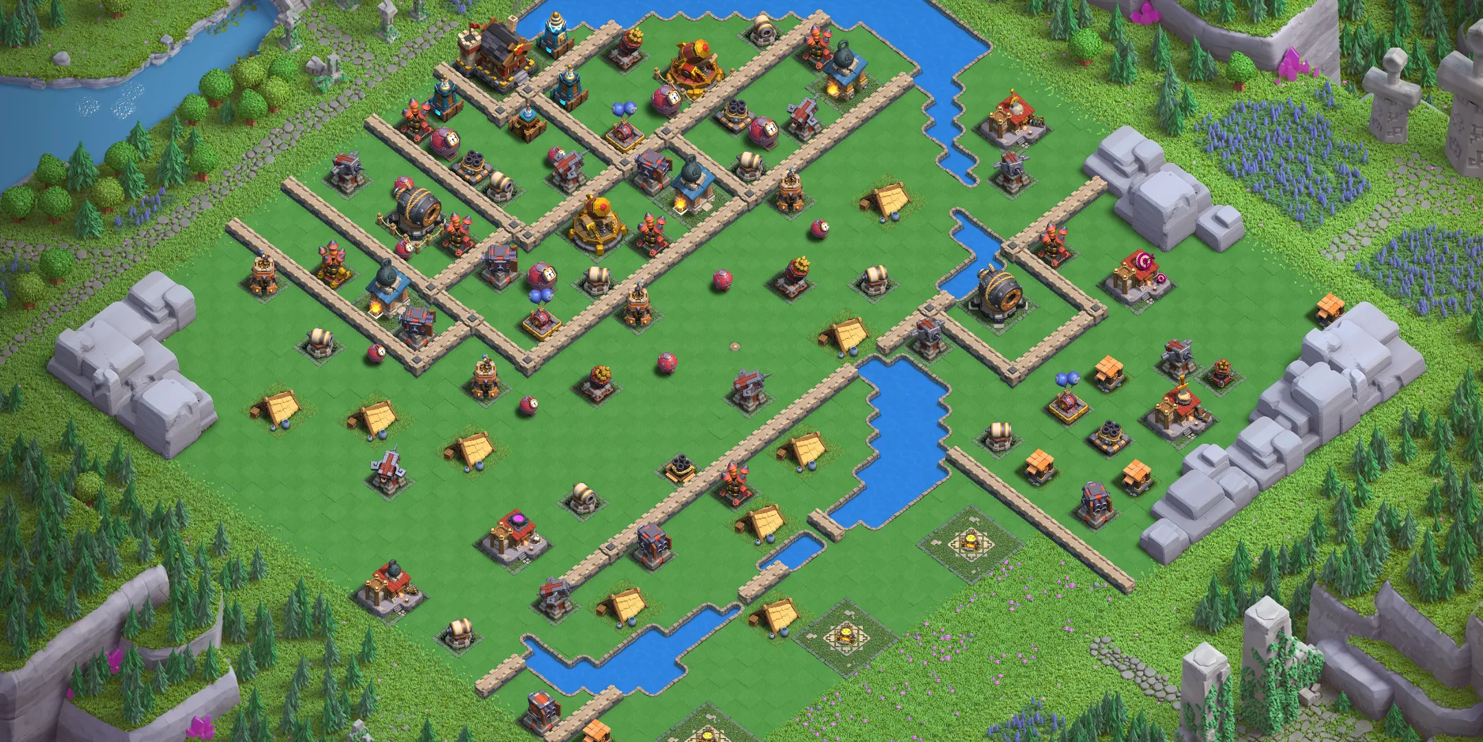 Best Barbarian Camp Level 5 Layout - Clash of Clans Capital District Design Base no. 3 Barbarian Camp Level 5 layout - Strong Clash of Clans Capital District base with copy link Base no. 3
