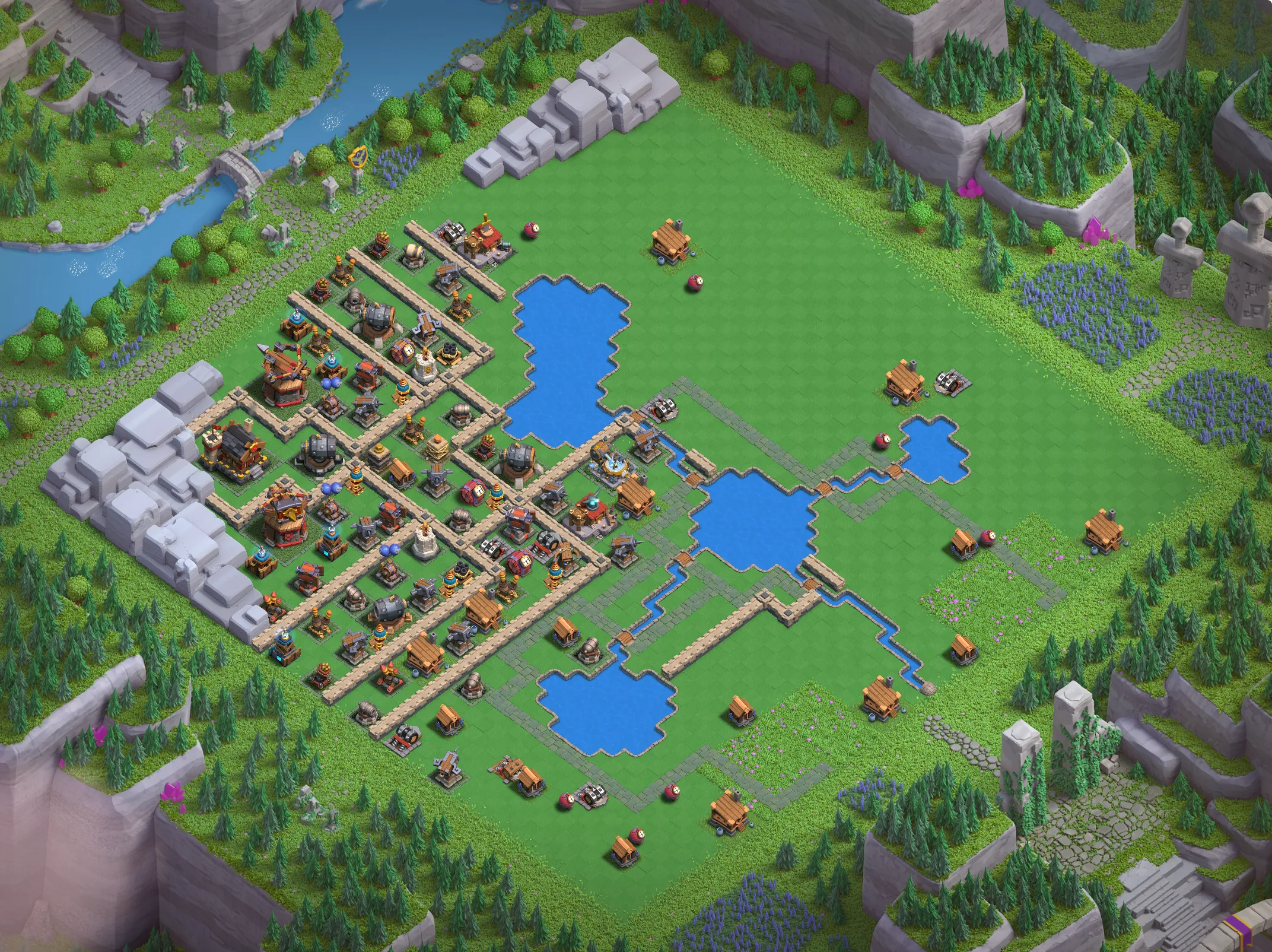 Builders Workshop Level 5 layout - Strong Clash of Clans Capital District base with copy link Base #1