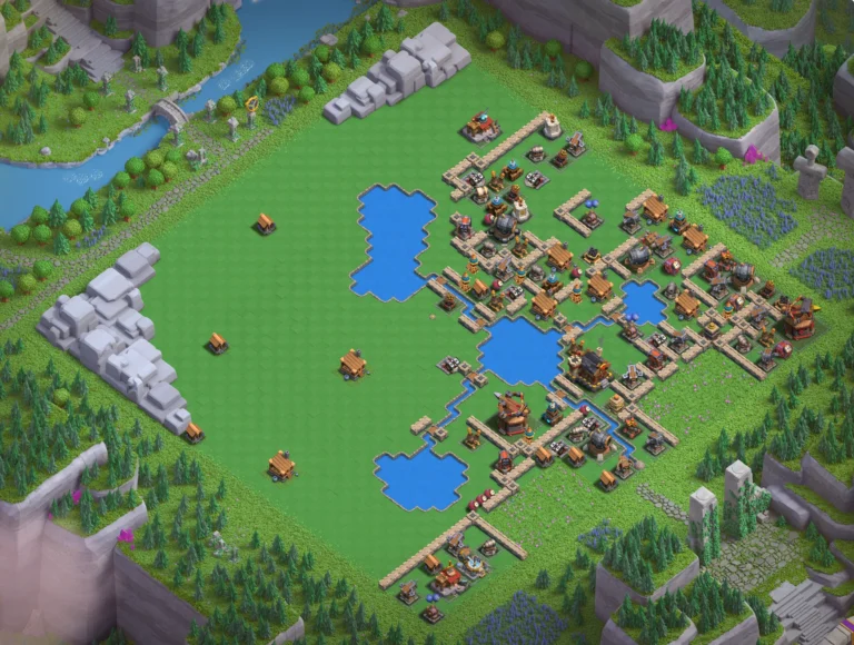 Best Builders Workshop Level 5 Layout - Clash of Clans Capital District Base Designs, Base #03