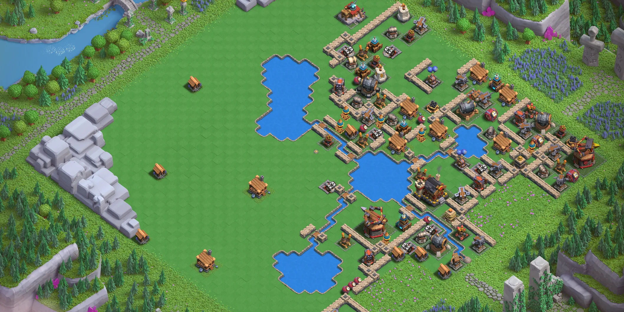 Builders Workshop Level 5 layout - Strong Clash of Clans Capital District base with copy link Base no. 3