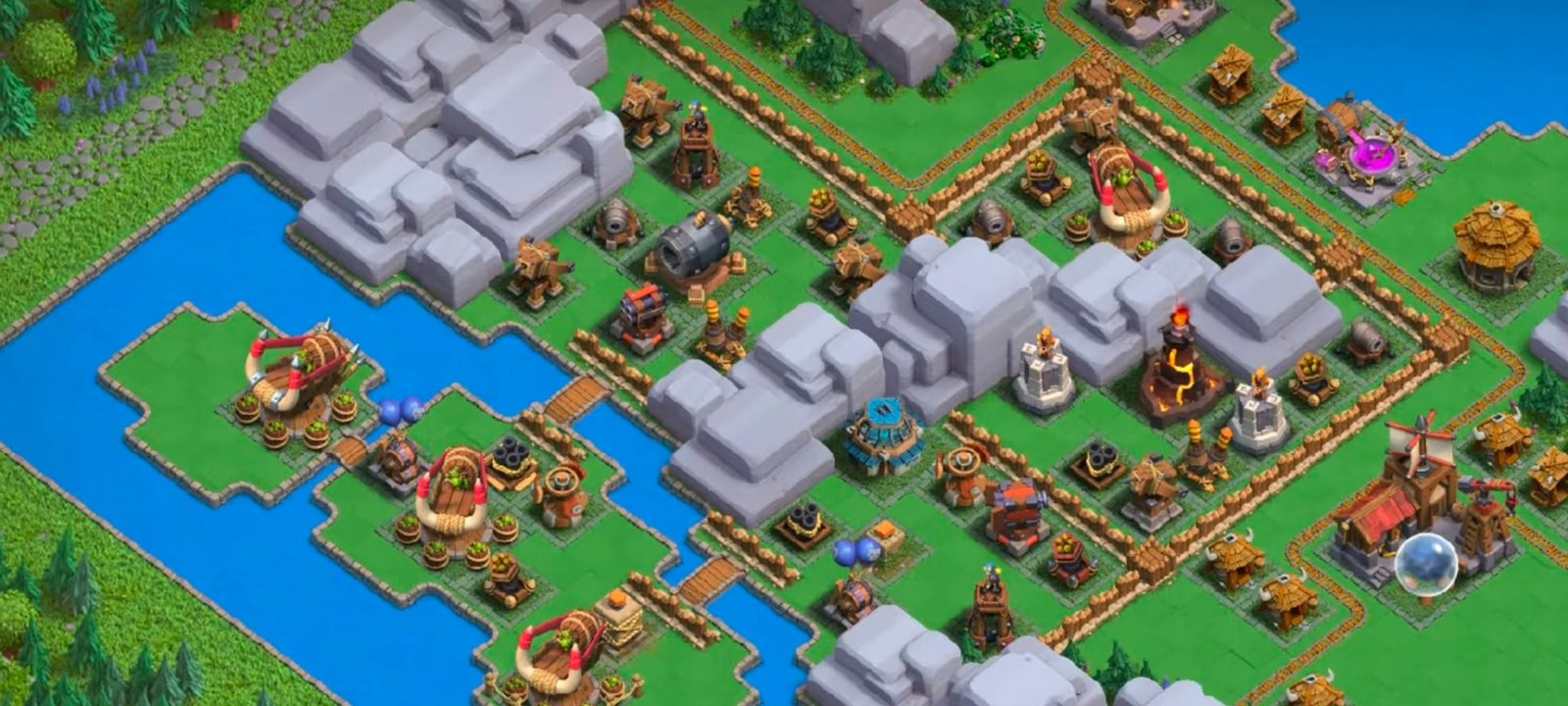 Goblin Mines Level 3 layout - Strong Clash of Clans Capital District base with copy link Base no. 1