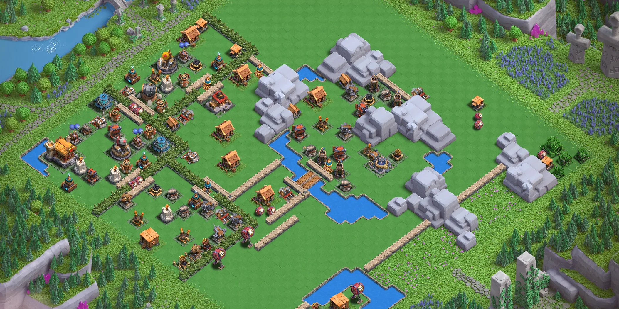 Best Skeleton Park Level 4 Layout - Clash of Clans Capital District Design Base no. 1 Skeleton Park Level 4 layout - Strong Clash of Clans Capital District base with copy link Base no. 1